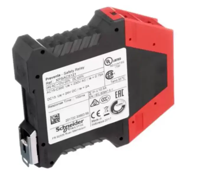 Schneider Monitoring 24V AC DC XPSAC5121 Not-Aus Sicherheitsrelais