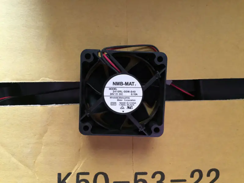 NMB-MAT 2410RL-05W-S40 DC 24V 0,10A 6025 2-Draht-Inverter-Lüfter
