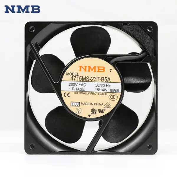 4715MS-23T-B5A NMB 120*120*38mm Karbinet-Axiallüfter AC 230V 12CM 14W UPS Kühlungslüfter
