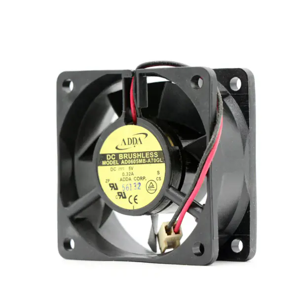 ADDA 6025 6CM AD0605MB-A70GL Kugellager 5v 0.32A 3500RPM 26DBA DC Kühlung Axiallüfter