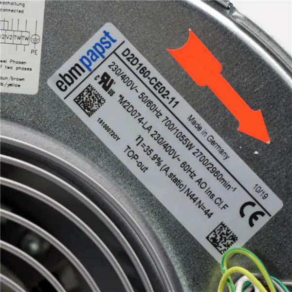 Ebmpapst D2D160-CE02-11 Ventilator