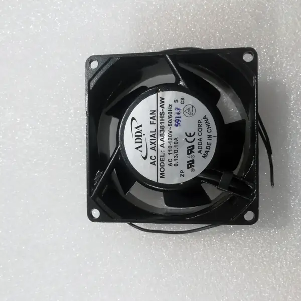 AA8381HS-AW Taiwan ADDA-Ventilator 8038 110V AC Neuer echter Lüfter mit großem Luftvolumen