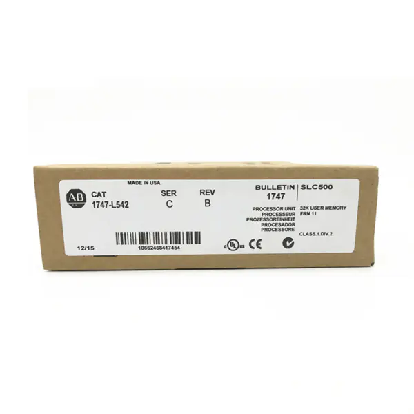 Industrielle Automatisierungssteuerung Allen Bradley SLC 500 1747 Procesador 1747-L542
