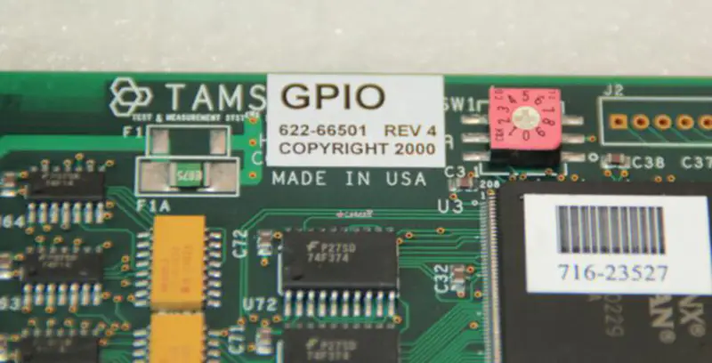 TAMS GPIO Capture Card 622-66501 REV 4 PCI-Schnittstelle Industrie-Motherboard