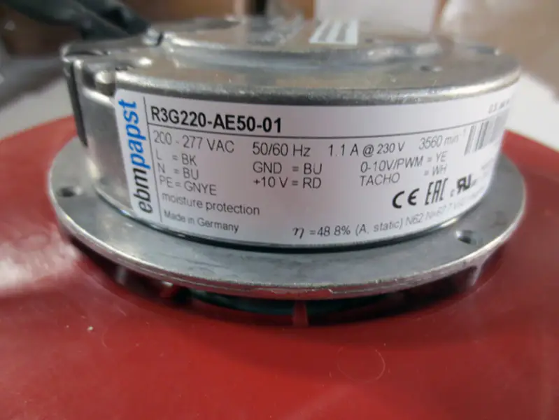 Ebmpapst R3G220-AE50-01 EC200-277V Lüfter