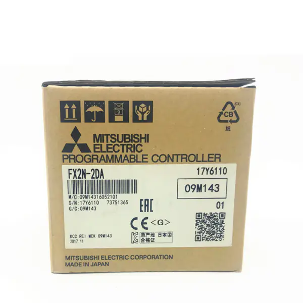 Heißer Verkauf Mitsubishi FX2N Serie PLC FX2N 2DA Analoges Ausgangsmodul FX2N-2DA