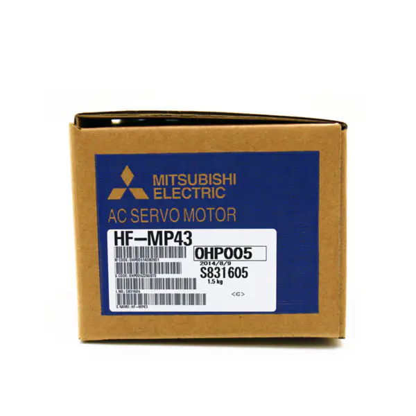 Kostengünstiger Permanentmagnet 400w Kit AC Rotationsservomotor 3000RPM Marken Mitsubishi HF-MP43