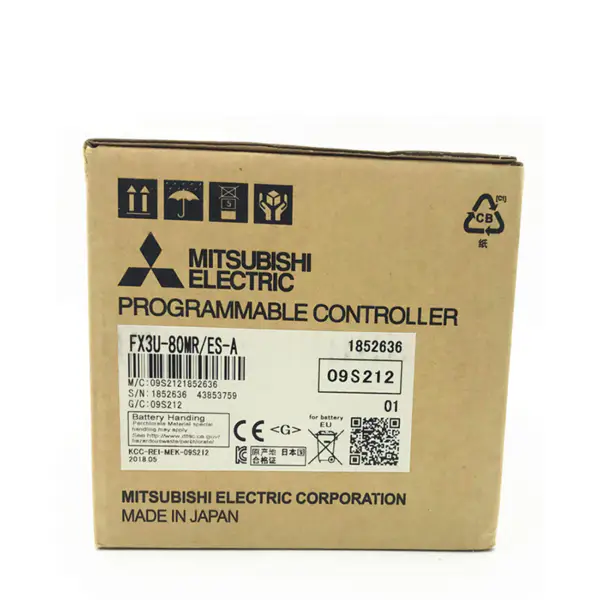 FX 3U 80M FX3U-80MR/ES-A Mitsubishi FX3U 80MR PLC Hauptgeräte mit 80 E/A