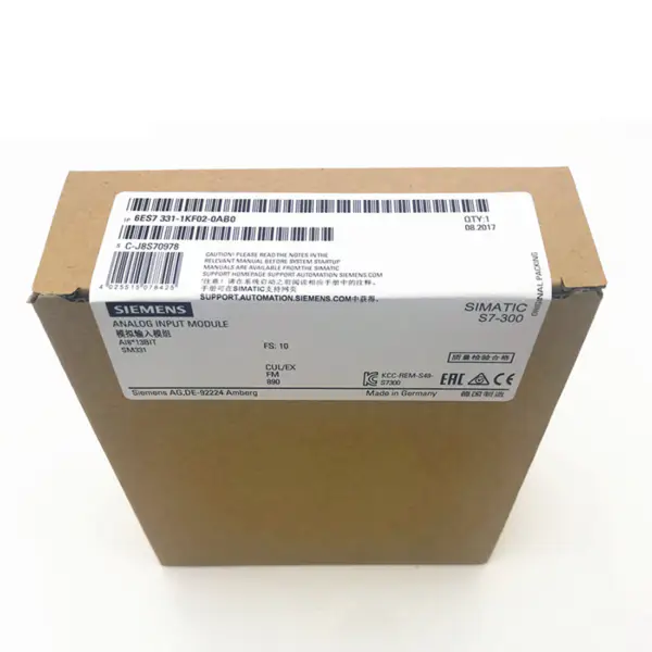 Siemens Simatic S7 300 SM331 SPS-Steuerung Analoges Eingangsmodul 6ES7331-1KF02-0AB0