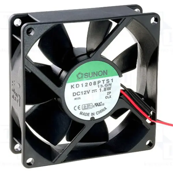 Original Authentic SUNON KD1208PTS1 8025 80*80*25mm DC12V 1.8W 2950RPM Chassis Power Cooling Fan