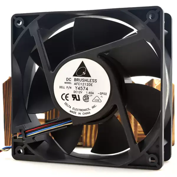 Delta AFC1212DE 119*119*38 mm 12V 1,6A große Luftmenge PWM intelligenter drehzahlgeregelter Lüfter