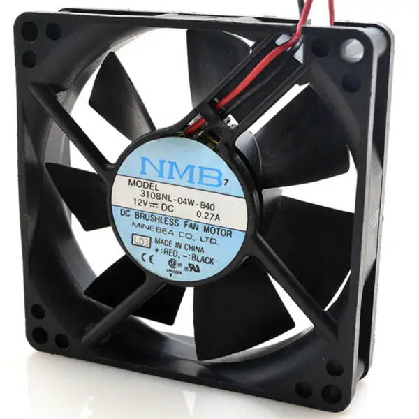 NMB 3108NL-04W-B40 DC 12V 0,19A 80*80*20mm Gehäuselüfter