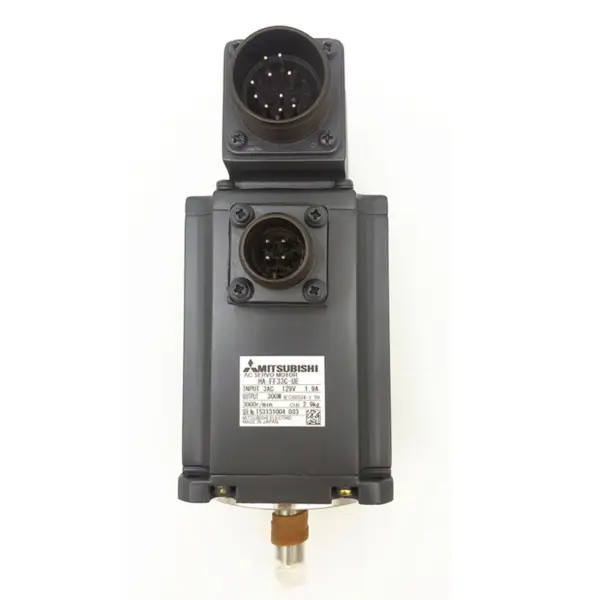 Mitsubishi 300W 129VAC Servomotor HA-FF33C-UE