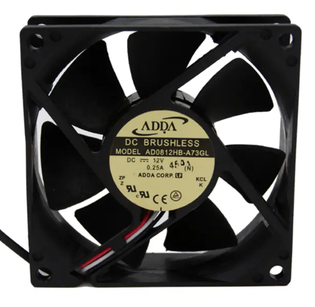 AD0812HB-A73GL Axiallüfter DC 12V 80 * 80 * 25MM 0,25A