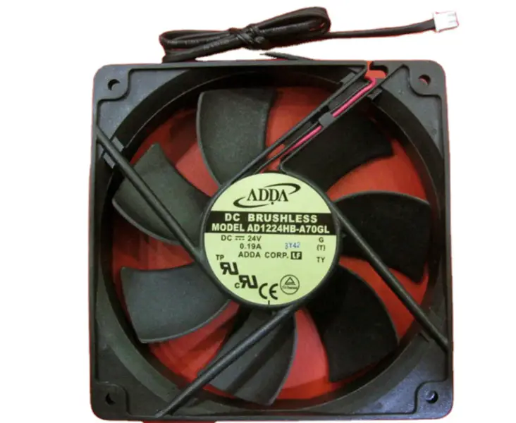 ADDA AD1224HB-A70GL 24VDC 119 * 119 * 25MM 4.56W 85.2CFM Cooling Fan