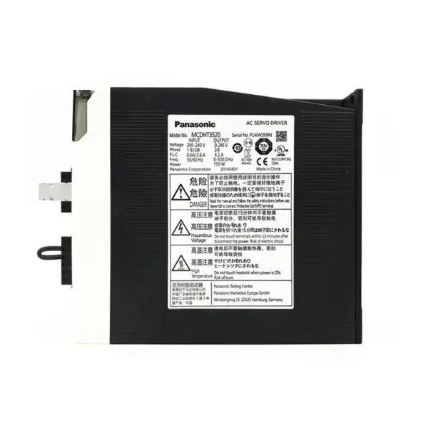 750W Panasonic A5-Serie AC-Servoantrieb MINAS A5 MCDHT3520