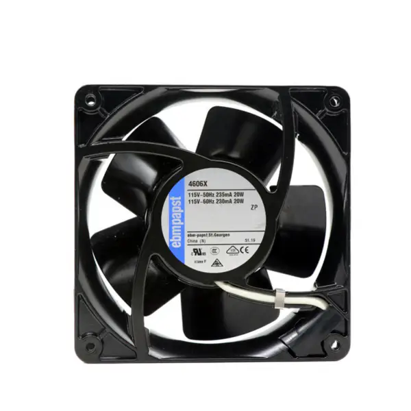 Größe 119 x 119 x 38mm 115 V AC Luftmenge 180m3 / h 3100rpm 4606X ebmpapst Lüfter