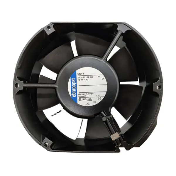 Größe 150 x 172 x 51mm 24 V DC Luftstrom 480m3 / h 4000rpm 6424H ebmpapst Lüfter