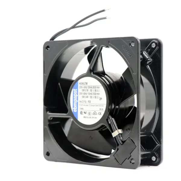 Größe 119 x 119 x 38mm 230 V AC Luftmenge 160m3 / h 2650rpm 4656ZW ebmpapst Lüfter