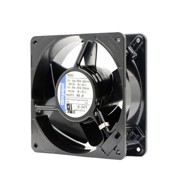 Größe 120 x 120x 38mm 115 V AC Luftdurchsatz 180 m3 /h 3100rpm 4606Z ebmpapst Lüfter