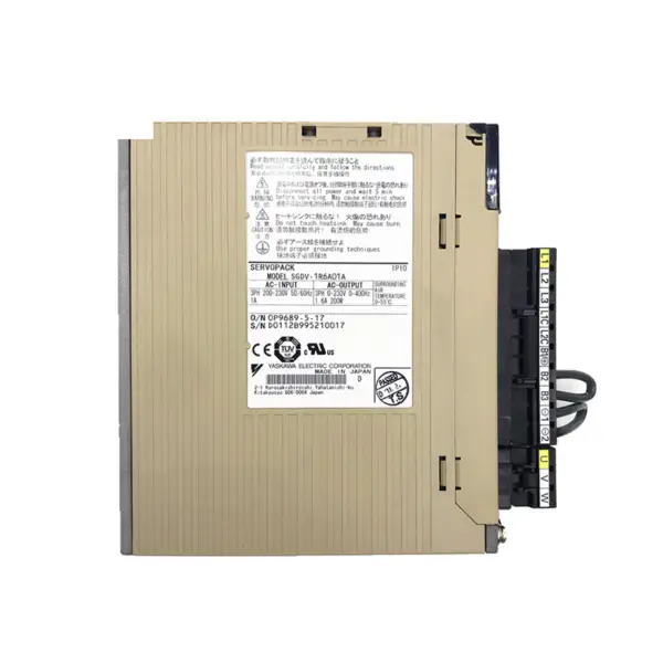 200W Yaskawa SGDV Serie Ac Servo Motor Drive SGDV-1R6A01A