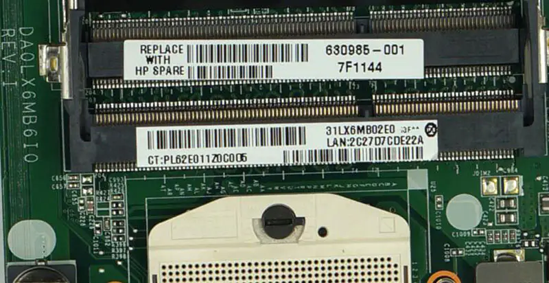 HP 630985-001 DV7-4000 Hauptplatine