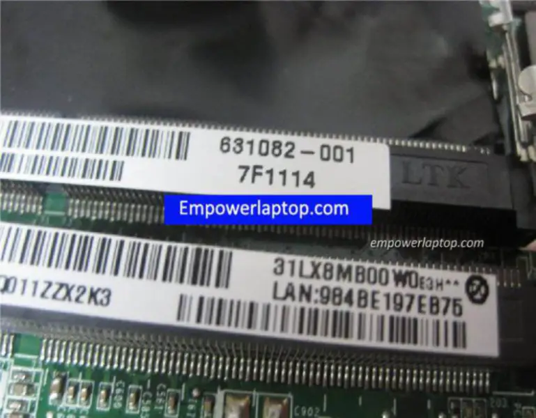 HP DV6 DV6-3000 631082-001 Hauptplatine
