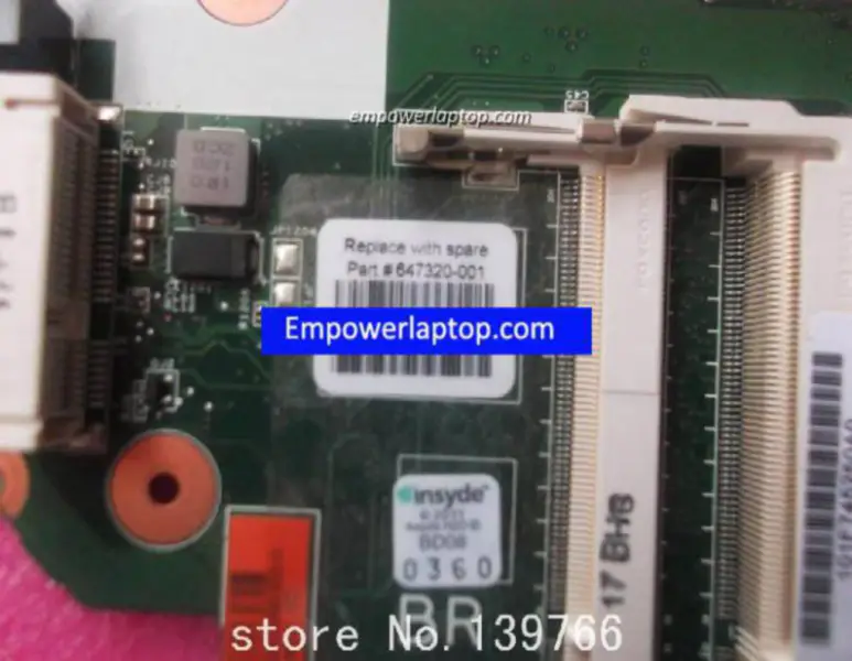 HP 647320-001 2000 CQ43 CQ57 E350 Hauptplatine