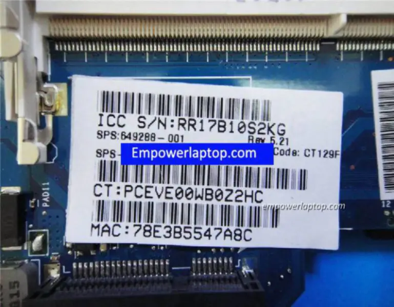 HP G6 G6-1000 G6-2000 649288-001 Hauptplatine