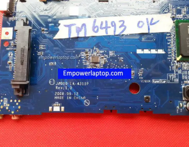 Acer TravelMate 6493 MBTQ702001 JAQ10 LA-4311P SOCKET PGA478 Hauptplatine