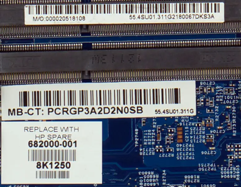 HP 682000-001 DV7 DV7T DV7-7000 DV7T-7000 Hauptplatine
