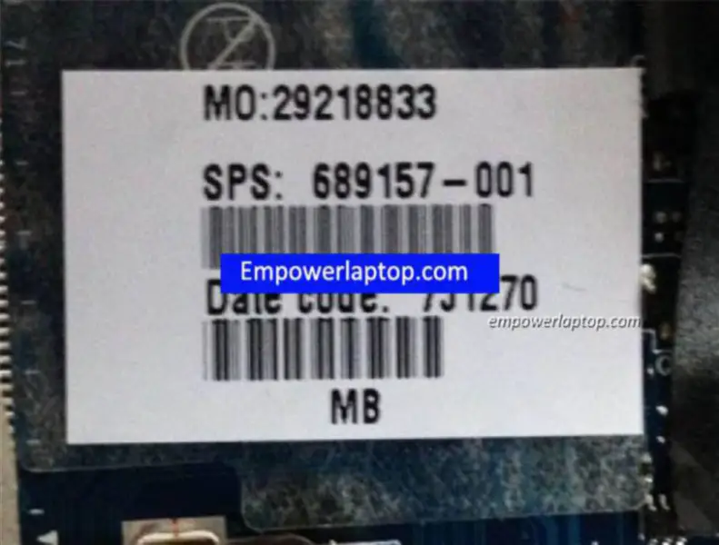 HP 689157-001 ENVY SLEEKBOOK A6-4455M Prozessor-Motherboard
