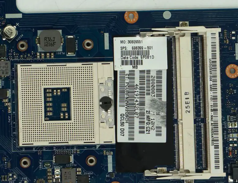 HP ENVY M6 M6-1000 QCL50 LA-8711P 698399-501 Hauptplatine