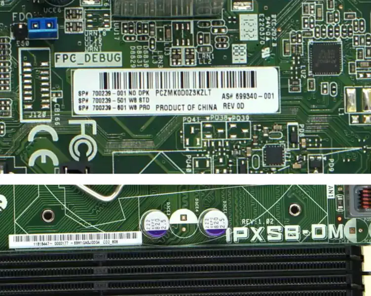 HP Hauptplatine 699340-001 700239-001 IPXSB-DM
