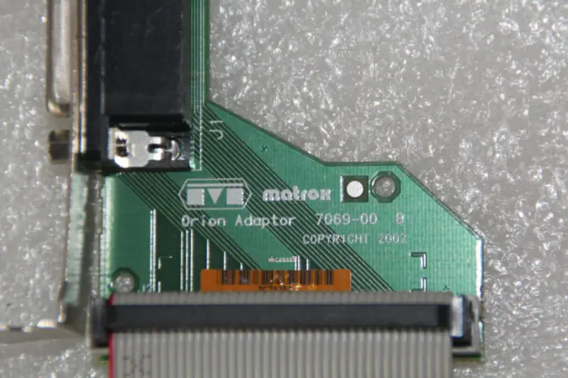 MATROX-Erfassungskarte Tochterkarte Anschlusskarte Erweiterungskarte 7069-00 B ORION ADAPTOR