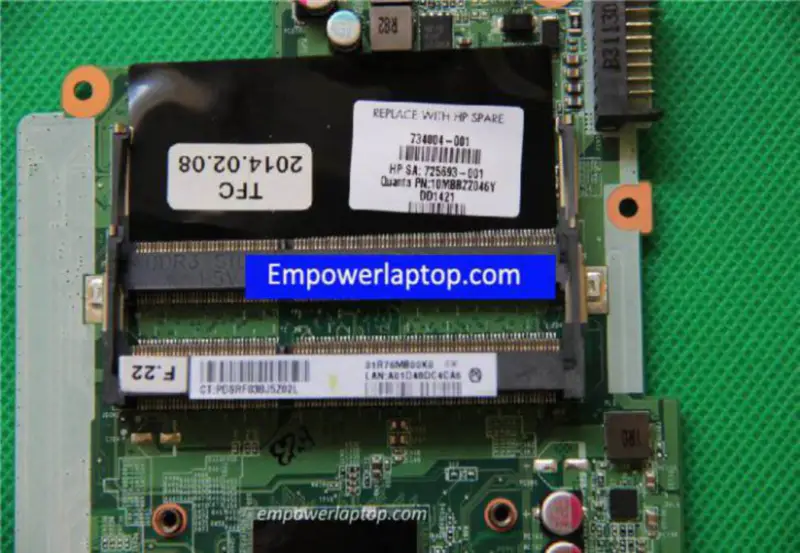 HP 15 15-E DA0R76MB6D0 734004-001 Hauptplatine