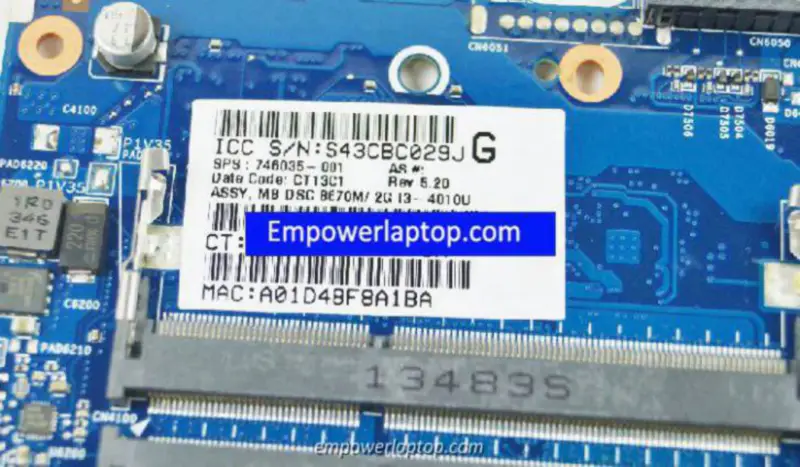 HP 248 340 G1 746035-001 746035-501 Hauptplatine
