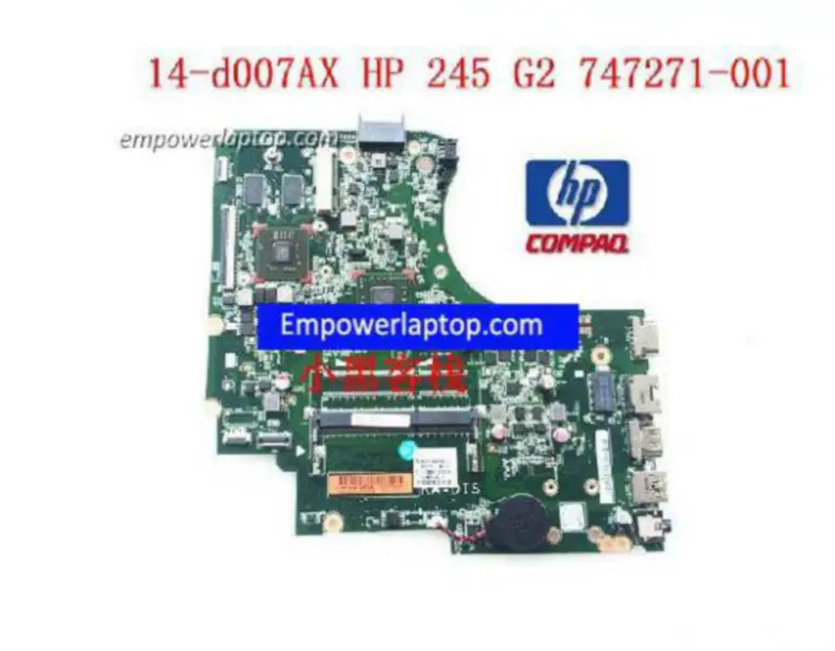 HP 14-d007AX 245 G2 747271-001 A4-5000 Hauptplatine