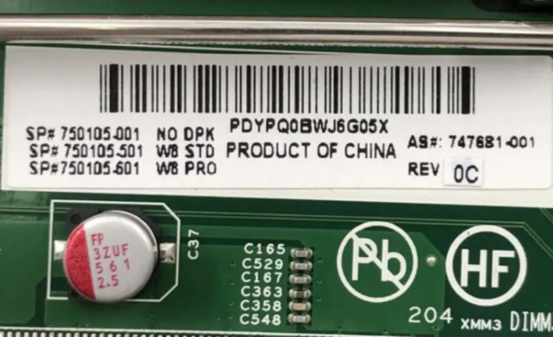 HP EliteOne 800 G1 750105-001 747681-001 Hauptplatine