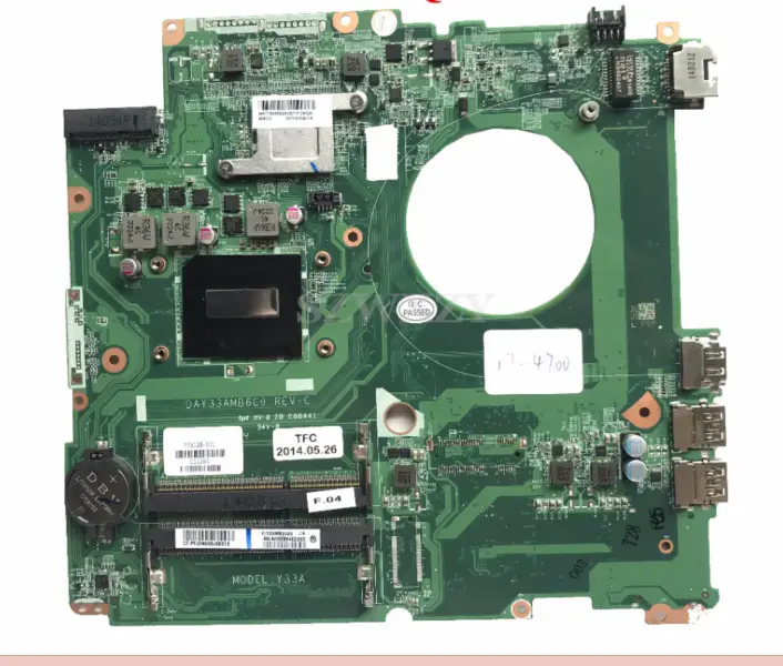 HP Envy 17-K 17T-K M7-K010DX 773128-501 773128-001 DAY33AMB6C0 Hauptplatine