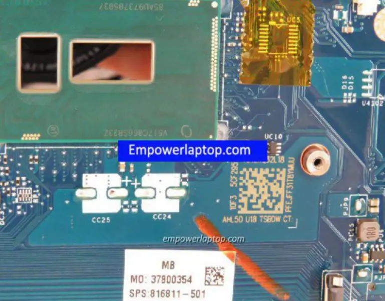 HP 15-A 816811-501 LA-C701P Hauptplatine