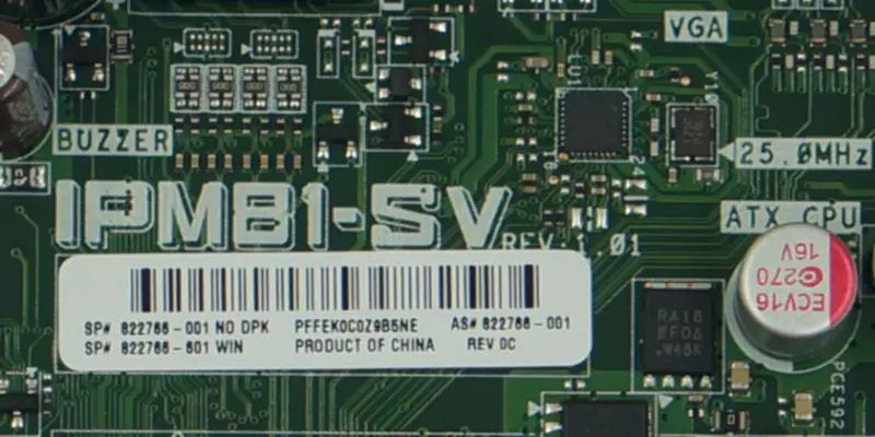 HP IPM81-SV REV:1.01 822766-001 822766-501 822766-601 Hauptplatine