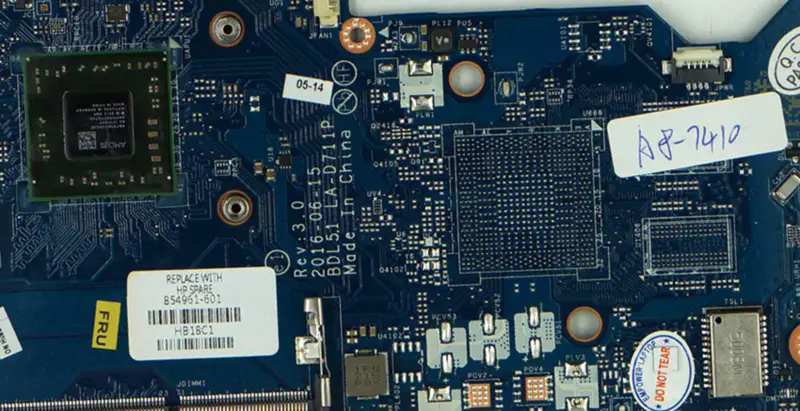 HP 854961-001 854961-601 854961-501 BDL51 LA-D711P Hauptplatine