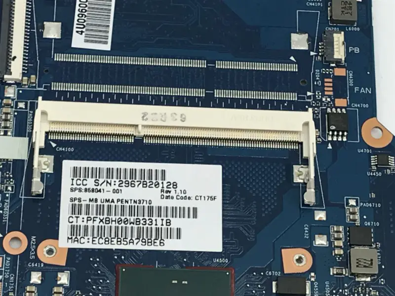 HP 14-AM 14-AR 14-AQ 858041-601 858041-001 858041-501 6050A2823301 Motherboard