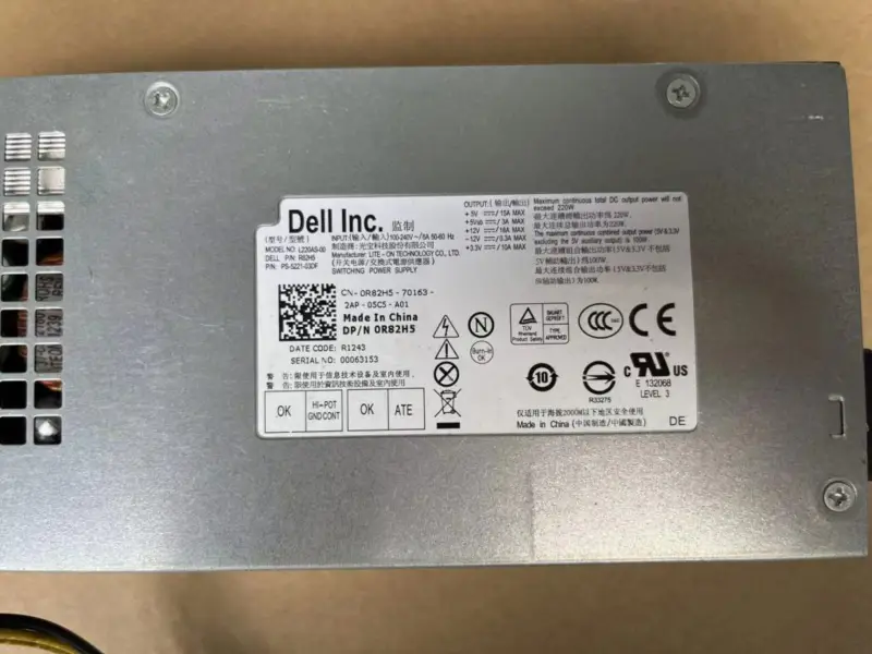 Dell DPS-220UB A L220AS-00 Netzteil