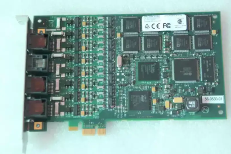Dialogic Corp Sprachkarte 885E-DIVAA Diva Analog-8 PCIE Industrie-Motherboard