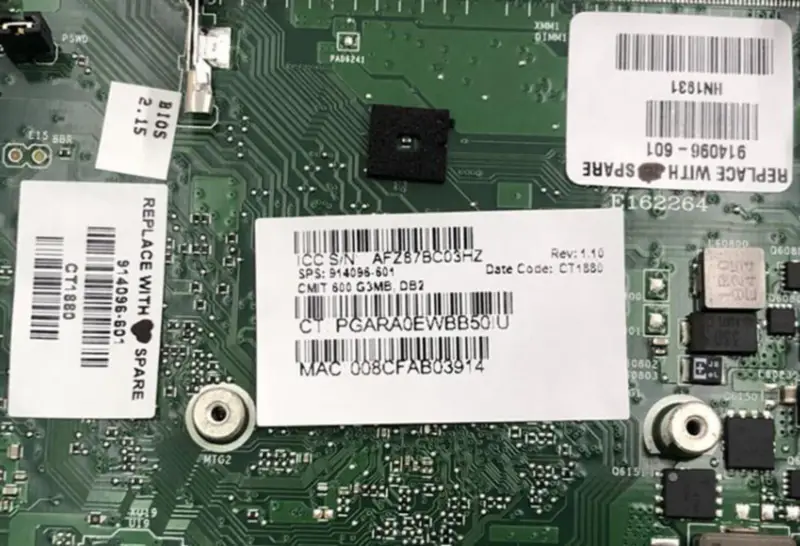 HP Proone 600 G3 914096-001 AIO-Motherboard