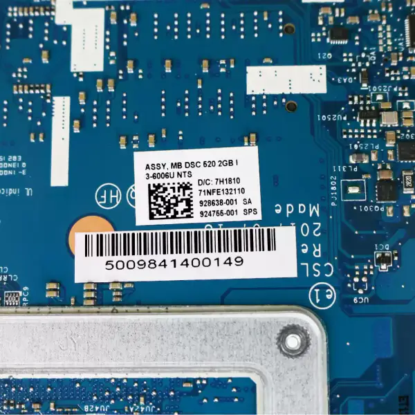 HP 250 G6 15-BS 924755-001 924755-501 924755-601 CSL50/CSL52 LA-E791P mit SR2UW i3-6006u DDR4 Laptop Motherboard
