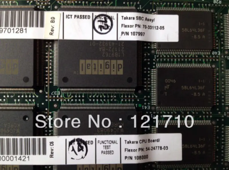 Takara VTP550 Takara SBC CPU Board 500MHz 70-33112-05 54-24778-03 Industrie-Motherboard