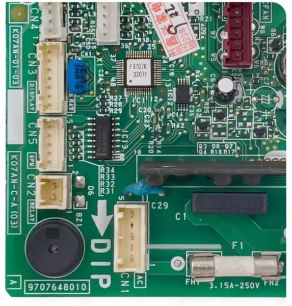 Fujitsu Klimaanlagen-Steuerplatine K07AN-C-A(03) Leiterplatte K07AN-01-03 9707648010